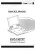 DVD 743TFT Portable DVD-player