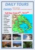 DAILY TOURS -ΠΗΛΙΟ- Full Day: From 9 30.. TO 17 00 ΜΑΚΡΤΝΙΣΑ ΠΟΡΣΑΡΙΑ ΧΑΝΙΑ ΑΓ. ΙΩΑΝΝΗ ΠΑΠΑ ΝΕΡΟ ΧΟΡΕΤΣΟ ΚΙΟ ΣΑΓΚΑΡΑΔΑ ΜΤΛΟΠΟΣΑΜΟ ΜΗΛΙΕ ΑΦΗΟ ΚΑΛΑ ΝΕΡΑ