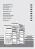 Gebrauchsanweisung Kühl-Gefrierkombination. Operating instructions combined refrigerator-freezer. Mode d emploi combinés réfrigérateur-congélateur