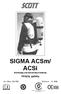 SIGMA ACSm/ ACSi Αυτόνομη αναπνευστική συσκευή