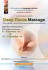 Μετεκπαιδευτικό Πρόγραμμα Σπουδών Επαγγελματικής Κατάρτισης. για θεραπευτές Μάλαξης. με εξειδίκευση στη μέθοδο Deep Tissue Massage