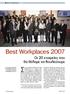 Best Workplaces 2007. βραβεύτηκαν στις 15 Μαρτίου 2007 οι 20 εταιρείες µε το καλύτερο εργασιακό