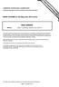 0543 GREEK. Mark schemes should be read in conjunction with the question paper and the Principal Examiner Report for Teachers.