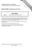 0543 GREEK. Mark schemes should be read in conjunction with the question paper and the Principal Examiner Report for Teachers.