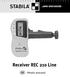 Ο STABILA REC-210 Line είναι ένας απλού χειρισϝού δέκτης για τη γρήγορη λήψη των γραϝϝών λέιζερ
