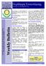 Weekly Bulletin. Περίληψη σνεστίασης Γεστέρα 03 Οκτωβρίοσ 2011