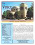 VOICE THE. THE VOICE March 2013 - Volume No. 260. Hymn of Note