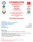 COSMOGYM. Gymnastics for All FESTIVAL CONTEST 21-26 ΙΟΥΝΙΟΥ 2016. Ολυμπιακό Κέντρο Πυγμαχίας Γιώργος Στεφανόπουλος