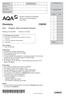 CHEM5 (JUN15CHEM501) General Certificate of Education Advanced Level Examination June 2015. Energetics, Redox and Inorganic Chemistry