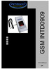 GSM INTD Εγχειρίδιο χρήσης GSM INTD0909