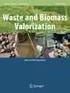 ENERGY VALORIZATION OF AGRO- INDUSTRIAL WASTES AND SWEET SORGHUM FOR THE PRODUCTION OF GASEOUS BIOFUELS THROUGH ANAEROBIC DIGESTION