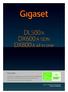 Gigaset DX800A all in one, DX600A ISDN şi DL500A partenerul dvs. perfect