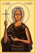 Sunday of St. Mary of Egypt