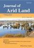 Journal of Arid Meteorology