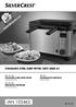 IAN STAINLESS STEEL DEEP FRYER SEF A1 STAINLESS STEEL DEEP FRYER ΑΝΟΞΕΙΔΩΤΗ ΦΡΙΤΕΖΑ EDELSTAHL-FRITTEUSE. Operating instructions