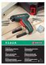 X 3,6-LI A LITHIUM ION CORDLESS SCREWDRIVER LITIUM-IONI-AKKURUUVINVÄÄNNIN LITIUM-JON-BATTERISKRUVDRAGARE BOREMASKINE MED LITHIUM-ION-BATTERI