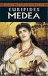 DE TRAGEDIE Euripides Medea
