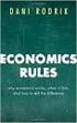 Dani Rodrik, Economics Rules why economics works, when it fails, and how to tell the difference, Oxford University Press, U.K.