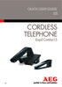 QUICK USER GUIDE CORDLESS TELEPHONE. Lloyd Combo15