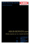 ABUS-SERVER.com. ABUS Security Center. Οδηγίες τεχνικού για την υπηρεσία DynDNS. Τεχνικές Πληροφορίες. By Technischer Support