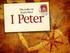 First Peter: an overview