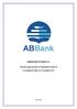AEGEAN BALTIC BANK A.E. Εποπτικές Δημοσιοποιήσεις και Πληροφορίες Πυλώνα ΙΙΙ. Για τη χρήση που έληξε στις 31 Δεκεμβρίου 2015