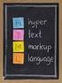 HTML Hypertext Markup Language