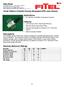 Data Sheet FOL15DDBA-A31-*****-* / 10mW 1550nm 2.5Gbit/s Directly Modulated DFB Laser Module Date February 16, ODC-2S001E