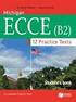Εκδόσεις Πατάκη Practice tests for Michigan ECCE (B2) - Students' book / Practice Test 1. Practice Test 1