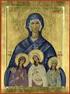 The Holy Martyrs Saint Sophia and her Daughters Faith, Hope and Love were born in Italy. Their