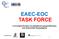 EAEC-EOC TASK FORCE. Η κινητήρια δύναµη για εξασφάλιση χρηµατοδότησης από Ευρωπαϊκά Προγράµµατα ΟΙ ΣΥΝΕΡΓΑΤΕΣ 1
