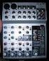 EURORACK UB502/UB802/UB1002/UB1202. Οδηγίες χρήσης A