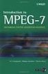 MPEG7 Multimedia Content Description Interface