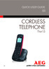 QUICK USER GUIDE CORDLESS TELEPHONE. Thor15