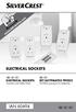 ELECTRICAL SOCKETS ΣΕΤ ΑΣΎΡΜΑΤΕΣ ΠΡΊΖΕΣ ELECTRICAL SOCKETS. Υποδείξεις χειρισμού και ασφαλείας. Operation and Safety Notes IAN 60494