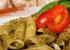Menu Mantzavino. σάλτσα φρέσκιας ντομάτας, ελιές, κάπαρη, σκόρδο & καυτερή πιπεριά