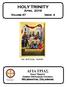 HOLY TRINITY. ΑΓΙΑ ΤΡΙΑΣ Holy Trinity Greek Orthodox Church Wilmington, Delaware. April Volume 47 Issue 4 THE MYSTICAL SUPPER