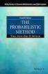 The Probabilistic Method - Probabilistic Techniques. Lecture 7: The Janson Inequality