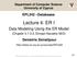 Department of Computer Science University of Cyprus. EPL342 Databases. Lecture 4: ER I. Data Modeling Using the ER Model