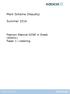 Mark Scheme (Results) Summer Pearson Edexcel GCSE in Greek (5GK01) Paper 1: Listening