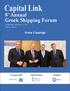 Capital Link. Greek Shipping Forum. 8 th Annual. Press Clippings. Wednesday, February 15, 2017 Athens, Greece
