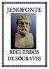 JENOFONTE RECUERDOS DE SÓCRATES