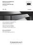 BEDIENUNGSANWEISUNG. INSTRUCTIONS FOR USE and installation. mit Montageanweisungen EL IT EDG6260.0