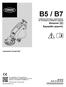 B5 / B7 Στιλβωτής μπαταρίας, σχεδιασμένος για λειτουργία με βαδίζοντα χειριστή