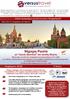 Ειδικό πρόγραμμα για μία και μόνο Αναχώρηση!!! 9ήμερη Ρωσία. με Χρυσό Δακτύλιο και Λευκές Νύχτες