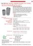 Type 3186 High Capacitance, Aluminum Electrolytic Screw Terminal