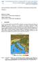 Σεισμός Κεντρικής Ιταλίας (Μ=6.2) Προκαταρκτική Παρουσίαση Στοιχείων.