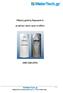Οδηγίες χρήσης Θερμοψύκτη. με φίλτρο νερού τριών σταδίων