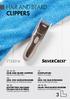 HAIR AND BEARD KOTIPARTURI. HAIR AND BEARD CLIPPERs HÅR- OCH SKÄGGTRIMMER. Κουρευτική μηχανή για μαλλιά και γένια HAAR- UND BARTSCHNEIDER