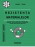R E Z I S T E N Ţ A MATERIALELOR